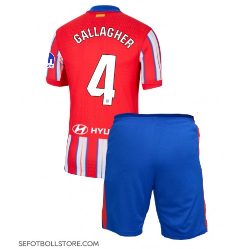 Atletico Madrid Conor Gallagher #4 Replika babykläder Hemmaställ Barn 2024-25 Kortärmad (+ korta byxor)